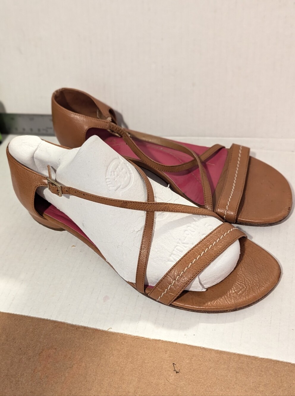 Kate Spade 8.5 Brown Strappy Heel Sandals